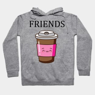 Best Friends Donut & Coffee BFF Matching Hoodie